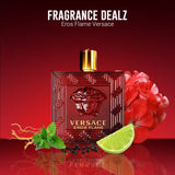 VERSACE EROS FLAME Aeros Red Eros Flaming Love for Men 100ml/200ml  Fresh and Long Lasting Fragrance