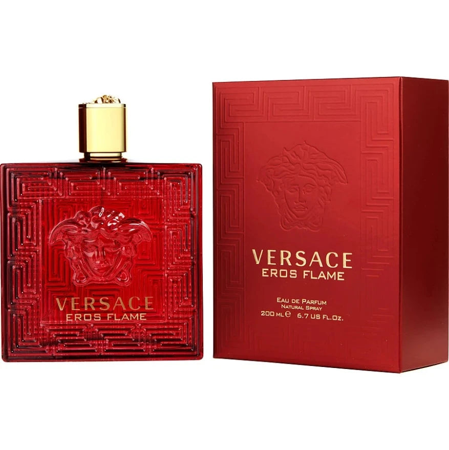 VERSACE EROS FLAME Aeros Red Eros Flaming Love for Men 100ml/200ml  Fresh and Long Lasting Fragrance